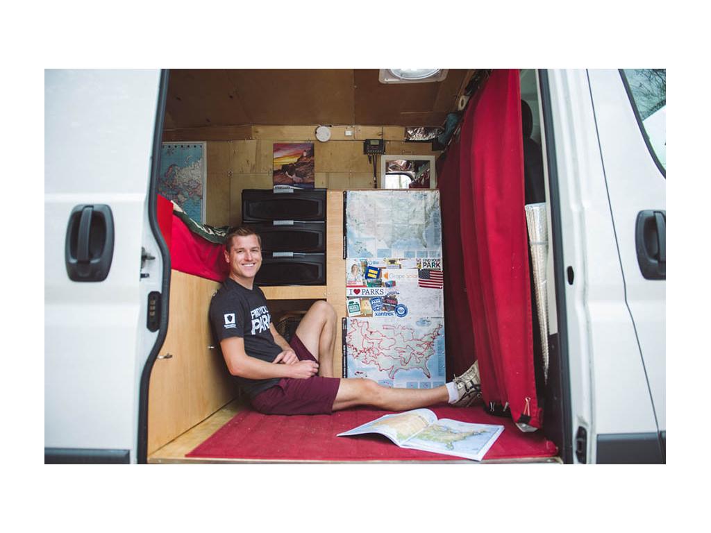 Mikah sitting in Vanny