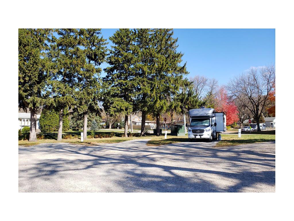 Vita parked at Service Center campground