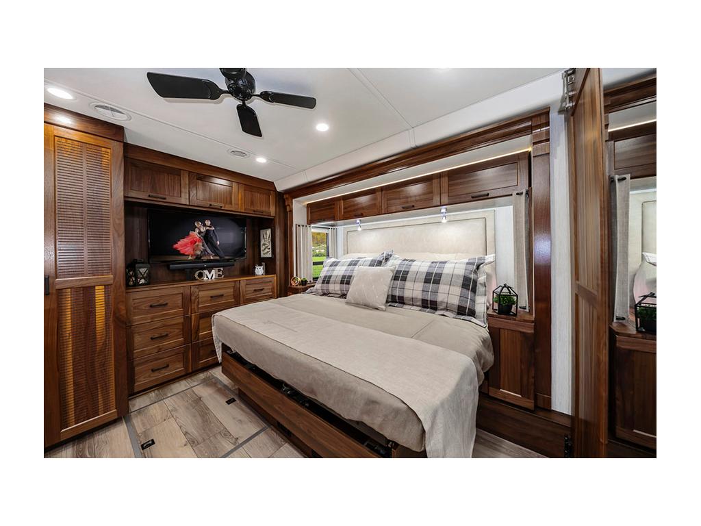 Bed in Winnebago Journey