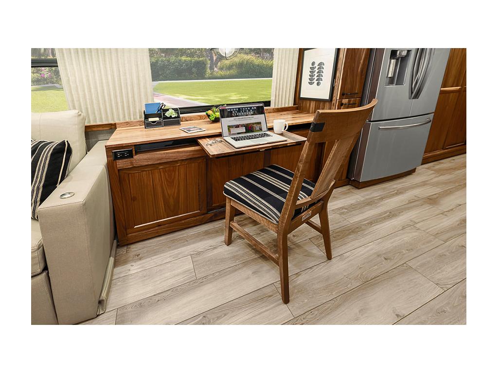 Dinette desk in Winnebago Journey