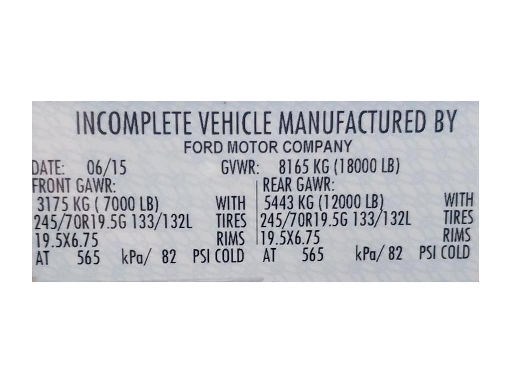 Information on tire pressure