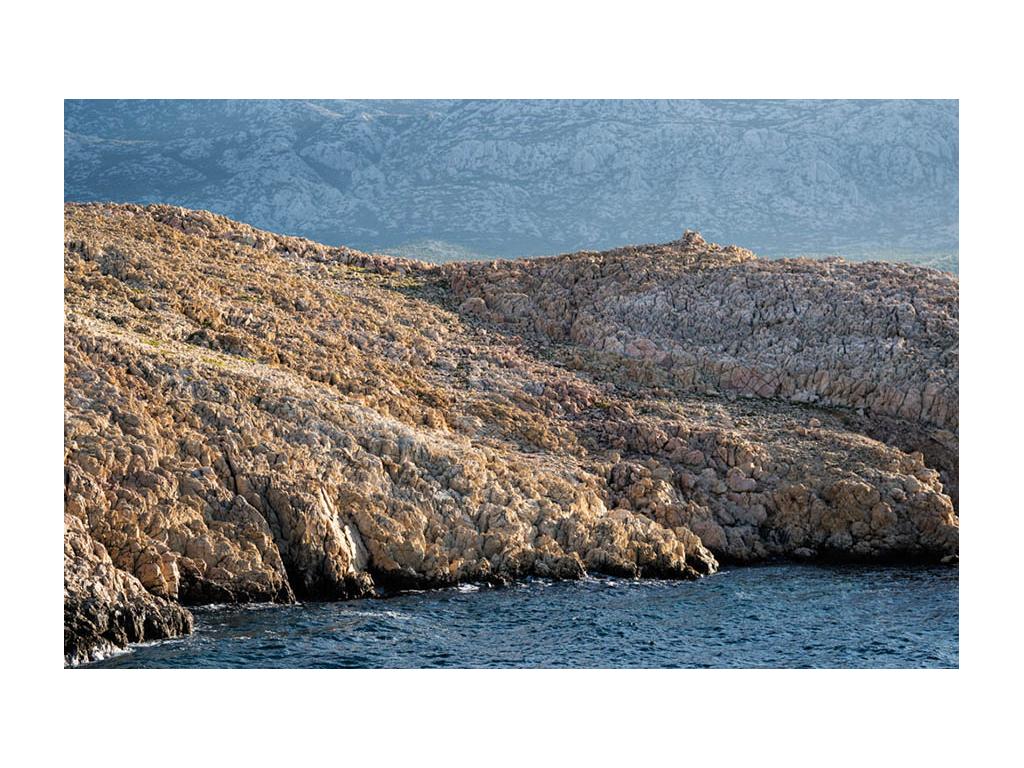 Winward side of island next to water