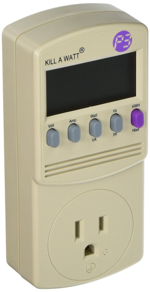Kill-A-Watt monitors electrical loads of any plugged-in device