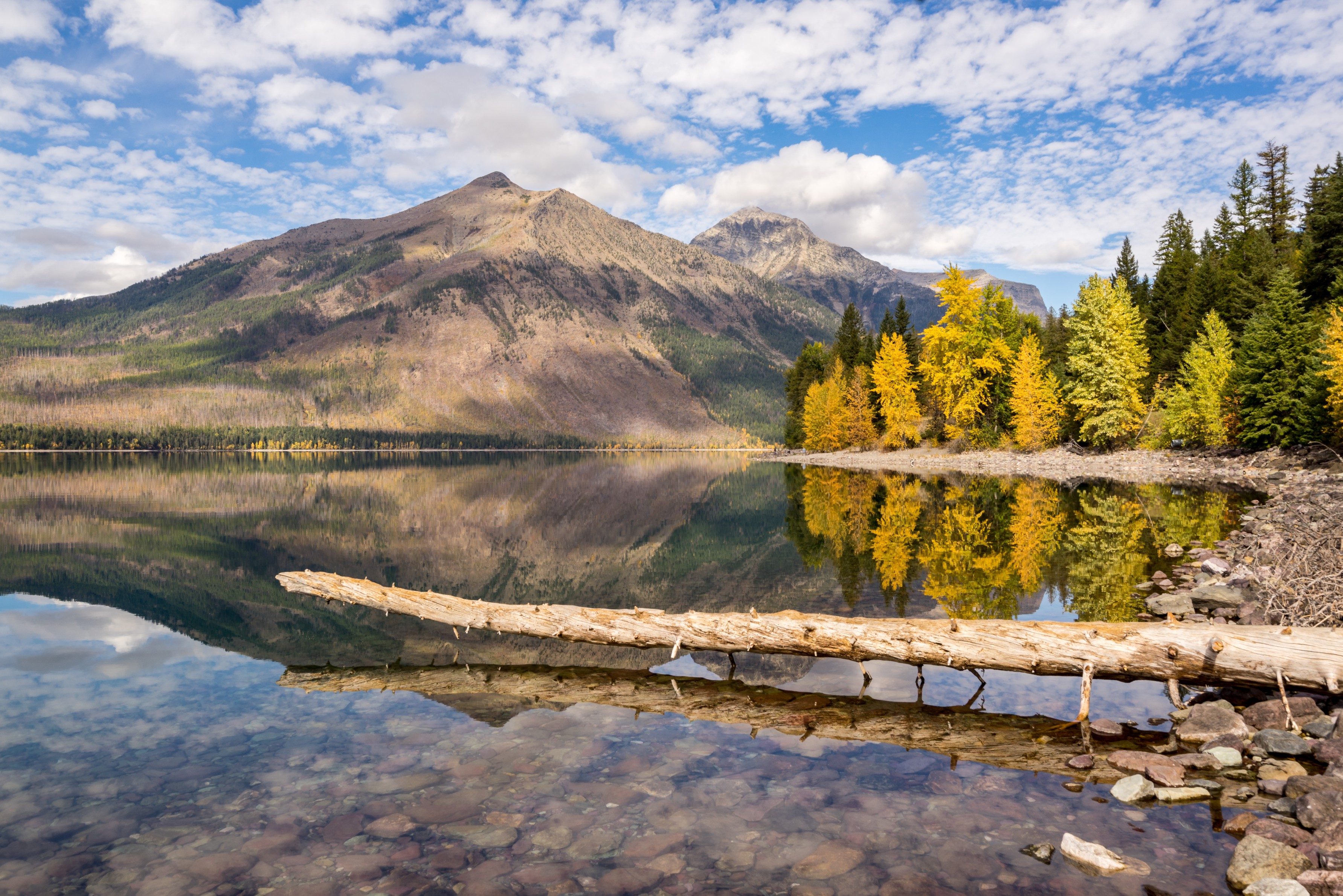 Lake McDonald at Glacier National Park. 