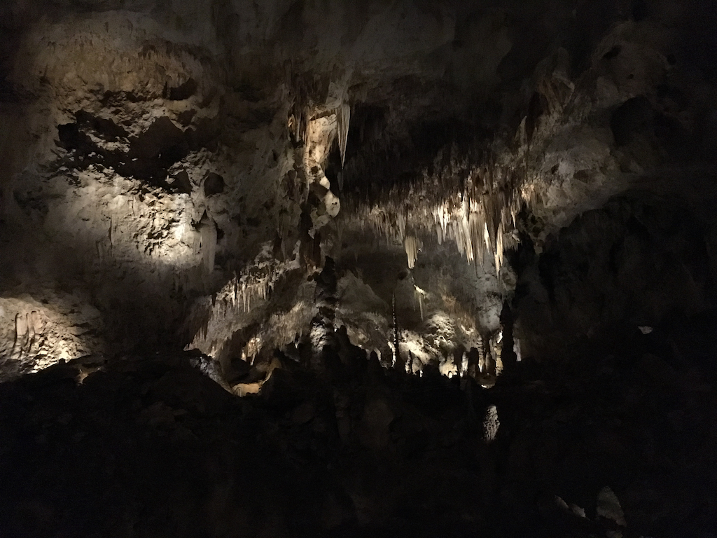 Detail view of Carlsbad Caverns