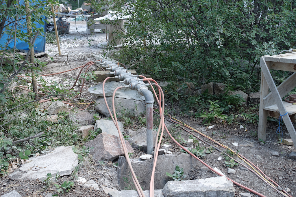 Large air compressor.