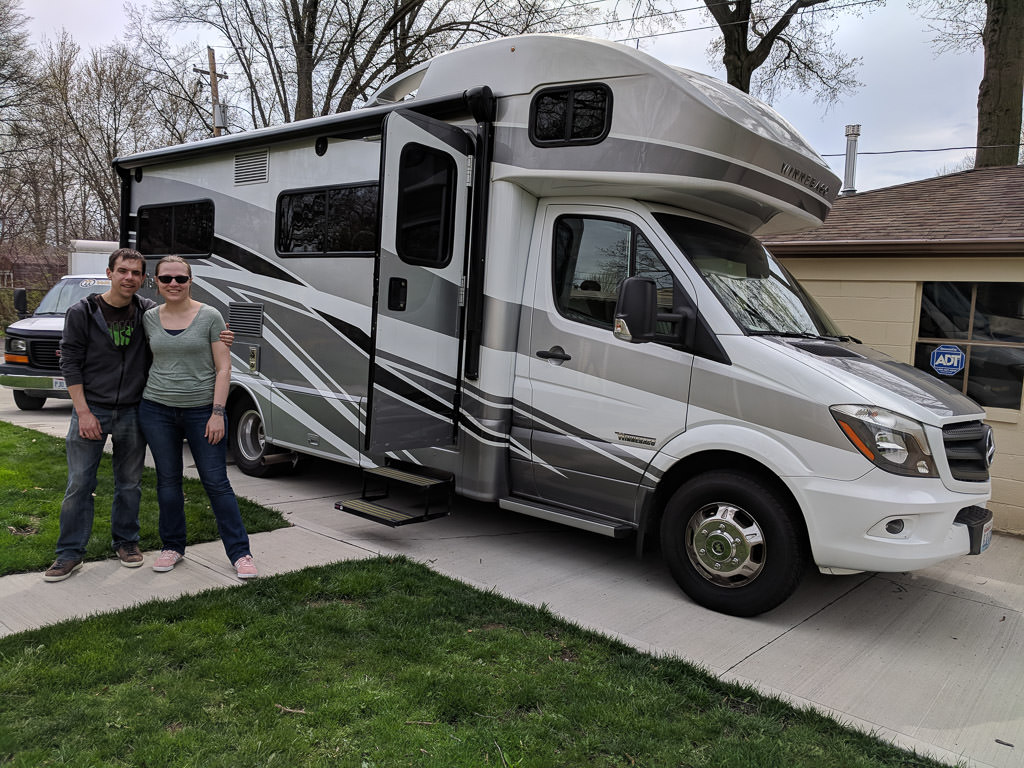 Ila and boyfriend in front of View