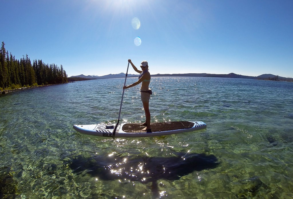 SUP boarding in the Pacific Northwest