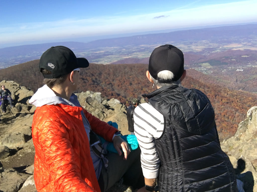 Noel Fleming & Chris Miller looking out over Shenandoah National Park