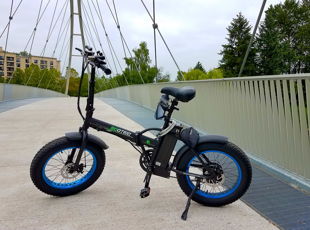 Ecotric fat tire folding bike 